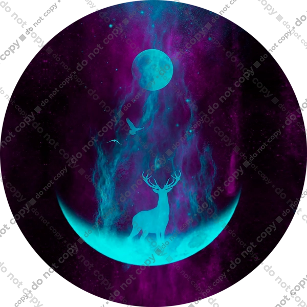 Олень Силует