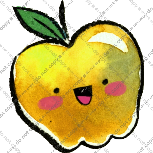 Миле жовте яблуко