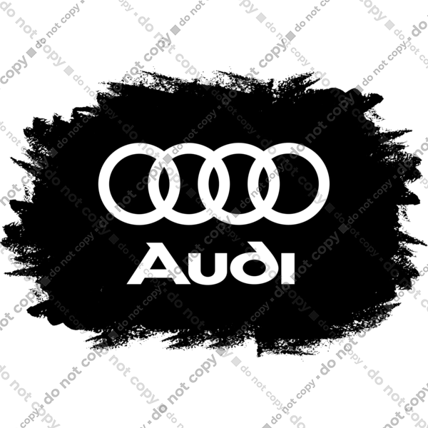 Ауді чорний лого