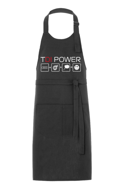 Фартух з принтом "TDI Power Audi". Ауді, машини. 2070702