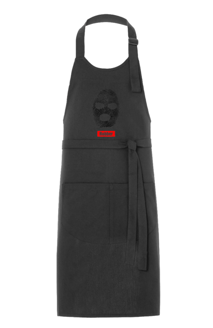 Фартух з принтом "Відбиток Робер". Балаклава, відбиток, обличчя. 2070702