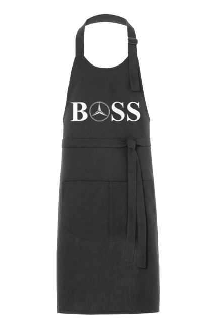 Фартух з принтом "бос Мерседес". Бос, машини, мерседес. 2070702