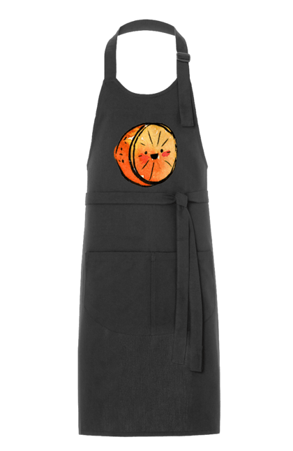 Фартух з принтом "Милий апельсин". Апельсин, літо, любий, смайлик. 2070702