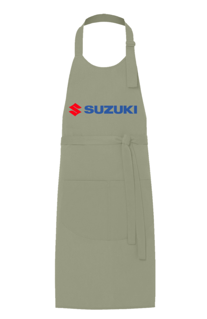 Фартук с принтом Лого Сузуки. Авто, лого, машина, сузуки. 2070702