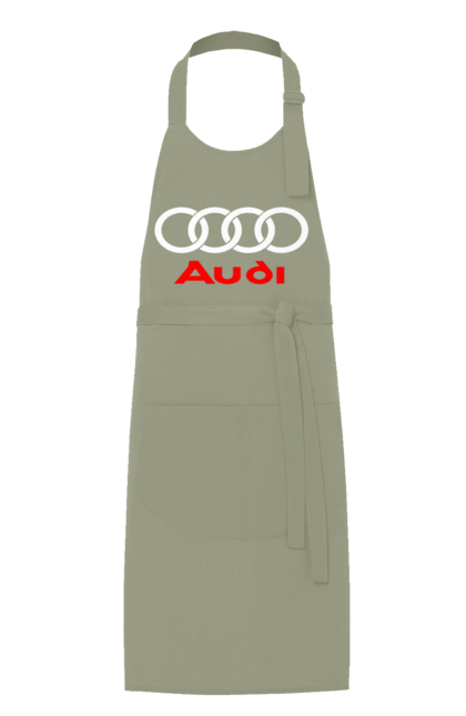 Apron with prints Audi Logotype. Audi, cars. 2070702