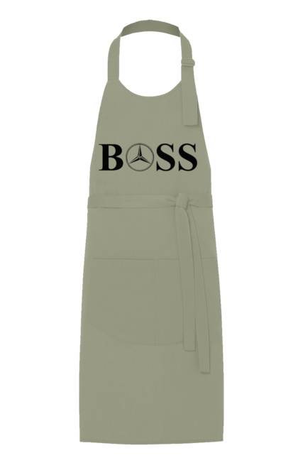 Фартух з принтом "бос Мерседес". Бос, машини, мерседес. 2070702