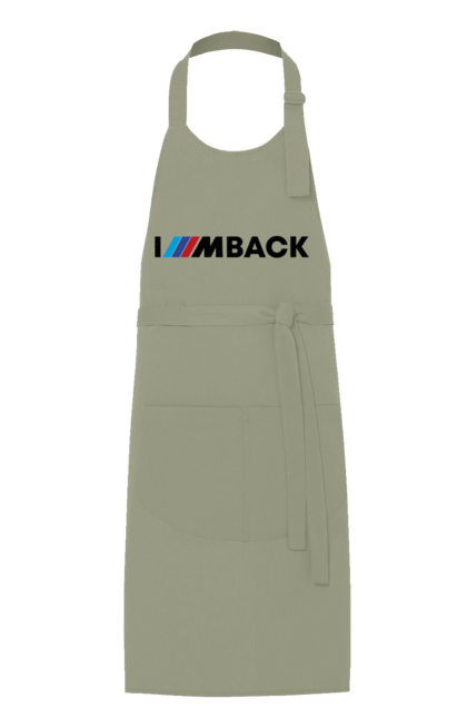 Фартух з принтом "I am back black BMW". Бмв, м серія. 2070702