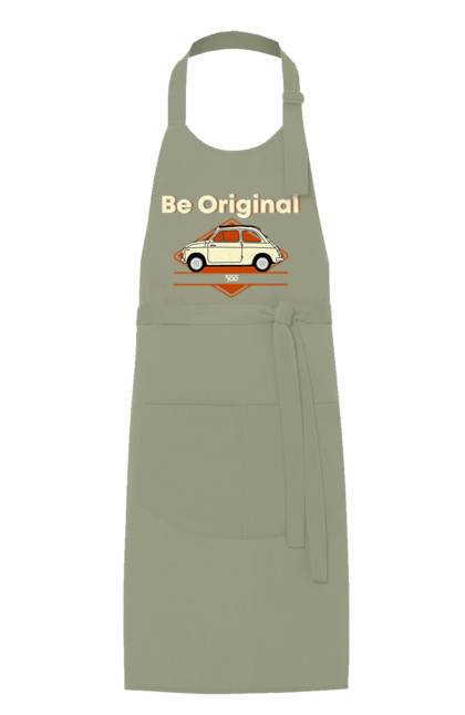 Фартук с принтом Fiat 500. Авто, машина, фиат, фиат. 2070702