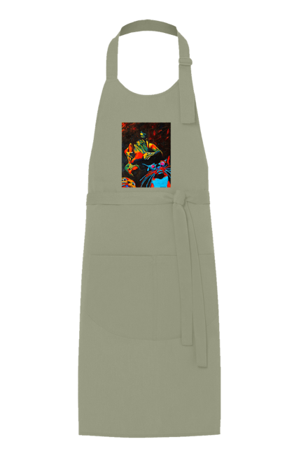 Apron with prints Sex is cats. Picture, roll, sex. 2070702