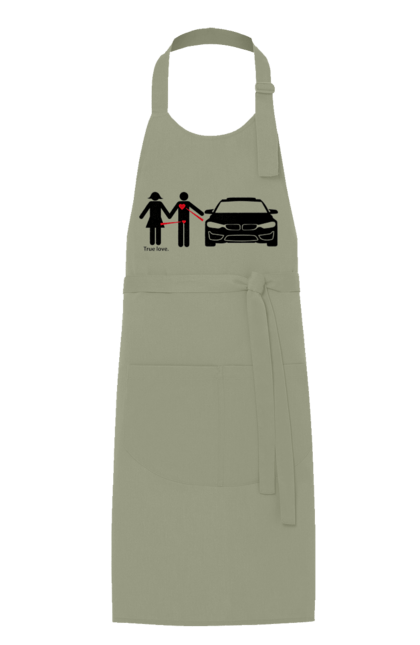 Apron with prints BMW's relationship. Bmw, cars, humor. 2070702