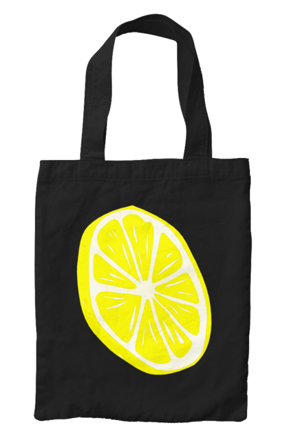 Сумка з принтом "Лимон". Великий, лимон, яскравий. 2070702