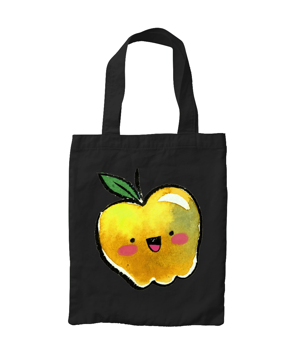 Cute yellow apple