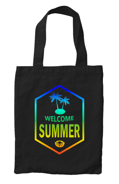 Сумка з принтом "Привіт літо 1". Градієнт, літо, привіт. 2070702