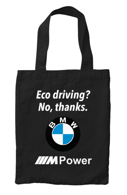 Сумка з принтом "Mpower3 Wh". Бмв, електрокар, машини. 2070702
