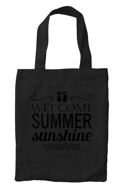 Сумка з принтом "Привіт літні заходи". Вьетнамки, літо, сонце. 2070702