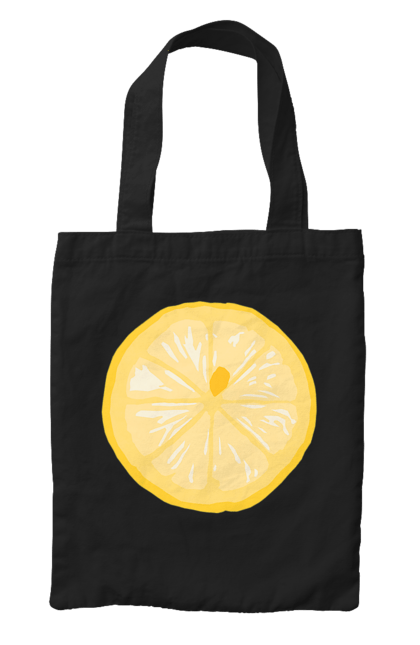 Сумка з принтом "Круглий лимон". Лето, лимон. 2070702