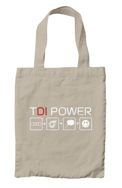 Bag with prints TDI Power Audi. Audi, cars. 2070702