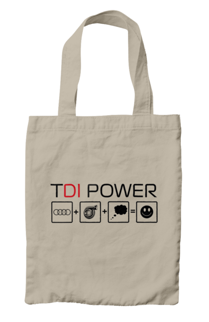 Сумка с принтом TDI Power Audi. Ауди, машины. 2070702