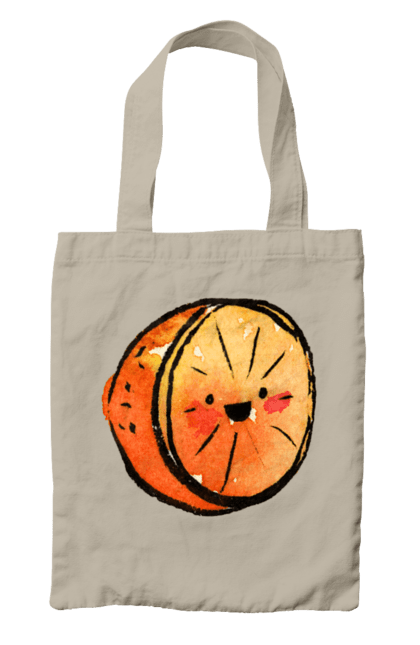 Сумка з принтом "Милий апельсин". Апельсин, літо, любий, смайлик. 2070702