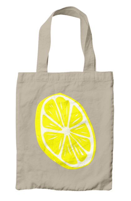 Сумка з принтом "Лимон". Великий, лимон, яскравий. 2070702