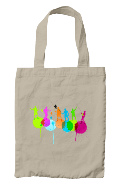 Сумка з принтом "Яскрава рибалка". Вудки, рибалка, рибалки. 2070702