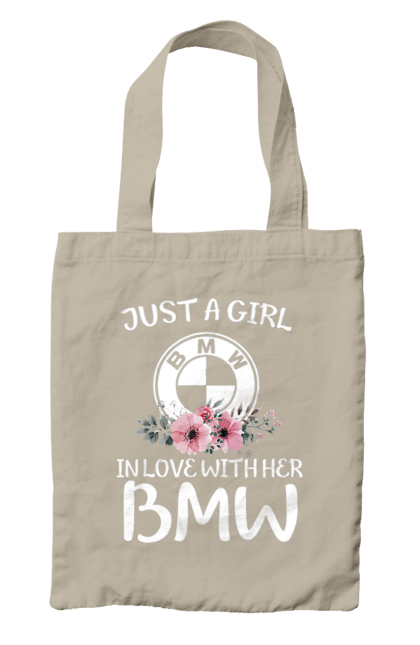 Сумка с принтом Just a girl BMW. Бмв, машины. 2070702