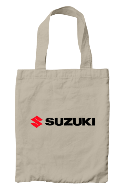 Bag with prints Suzuki logo. Auto, logo, machine, suzuki. 2070702