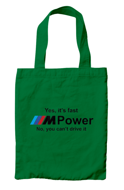 Bag with prints M power black BMW. Bmw, m series. 2070702