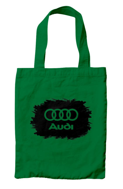 Bag with prints Audi black ravines. Audi, cars. 2070702