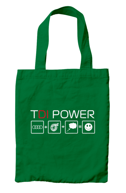 Bag with prints TDI Power Audi. Audi, cars. 2070702
