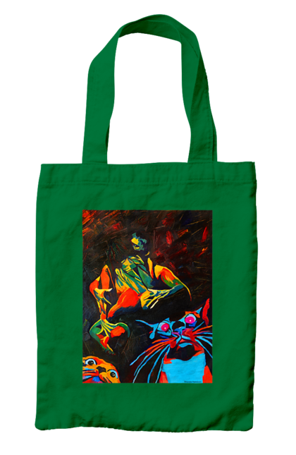 Сумка з принтом "Секс коти". Картина, коти, секс. 2070702