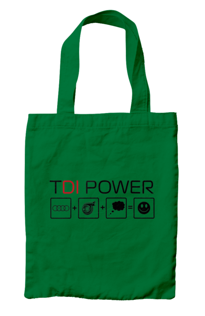 Bag with prints TDI Power Audi. Audi, cars. 2070702