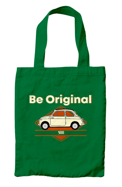 Сумка з принтом "Fiat 500". Авто, машина, фіат. 2070702