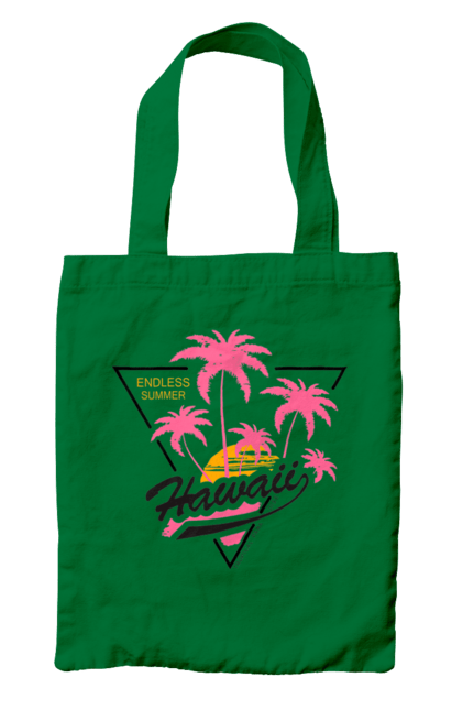 Сумка з принтом "Гаваї". Гаваї, пальми, сонце. 2070702