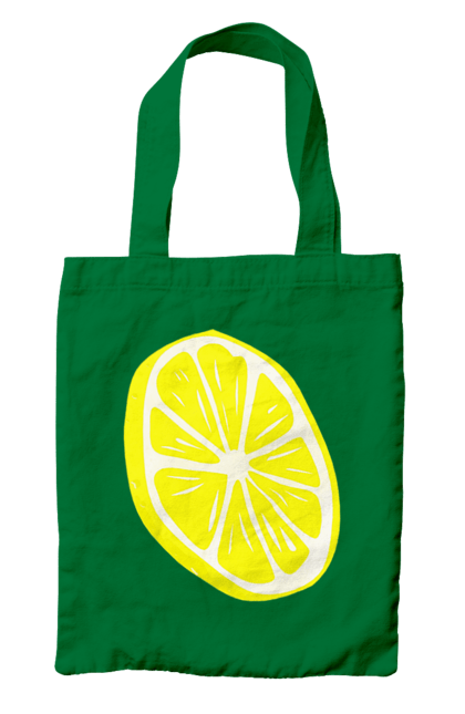 Сумка з принтом "Лимон". Великий, лимон, яскравий. 2070702