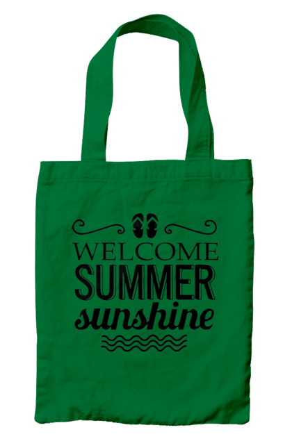 Сумка з принтом "Привіт літні заходи". Вьетнамки, літо, сонце. 2070702