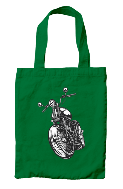 Bag with prints 01 Motorcycle 5. Bike, motto, retro, vintage. 2070702