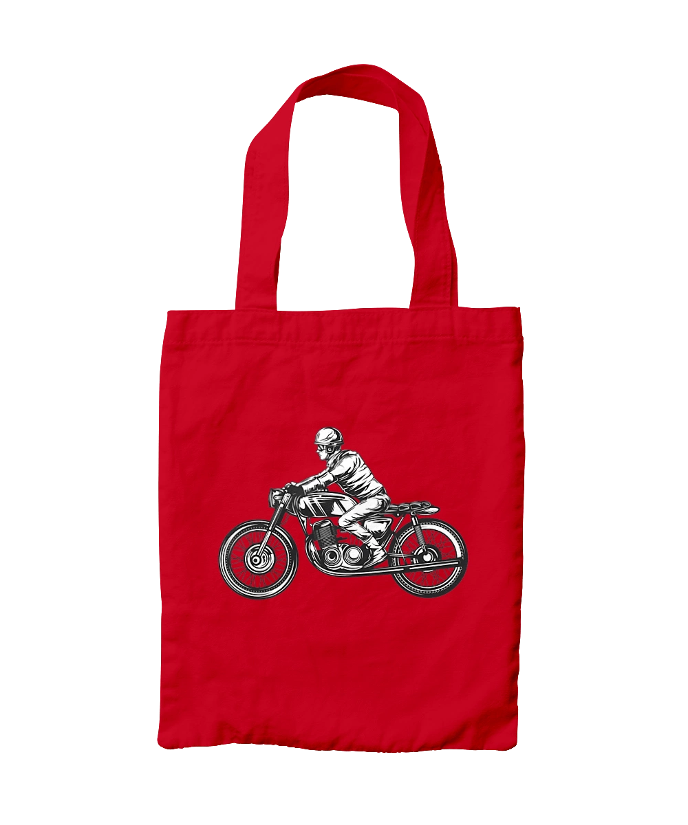 Байкер на мотоциклі