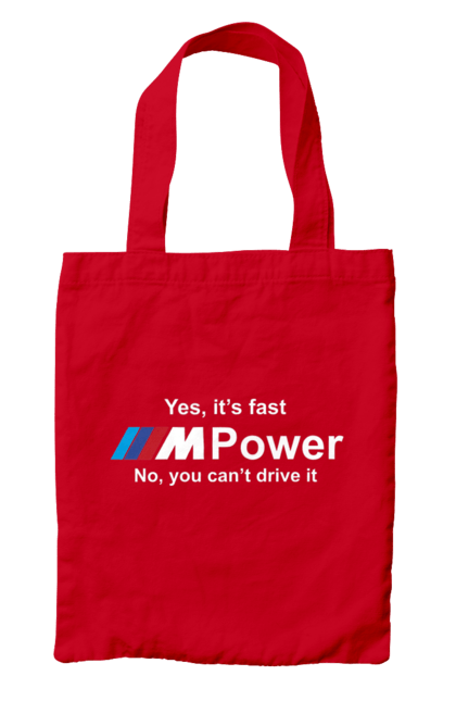 Сумка з принтом "M power white BMW". Бмв, м серія. 2070702