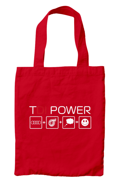 Сумка з принтом "TDI Power Audi". Ауді, машини. 2070702