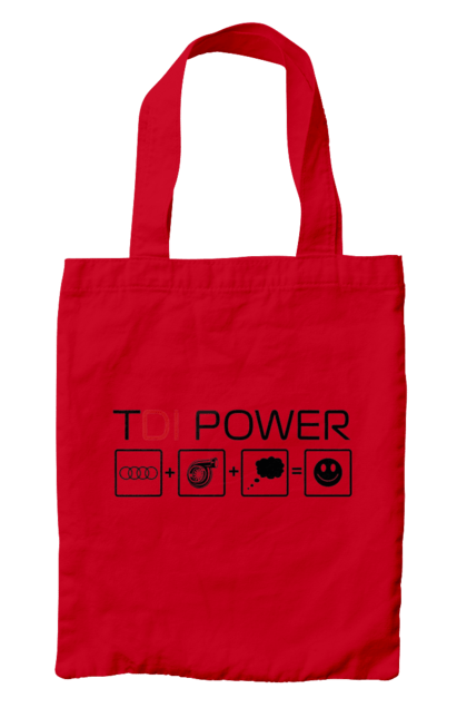 Сумка з принтом "TDI Power Audi". Ауді, машини. 2070702