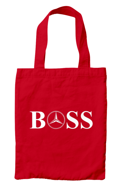 Сумка с принтом Босс Мерседес. Бос, машины, мерседес. 2070702