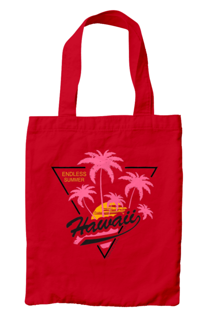 Сумка з принтом "Гаваї". Гаваї, пальми, сонце. 2070702