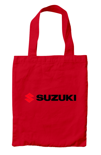 Bag with prints Suzuki logo. Auto, logo, machine, suzuki. 2070702