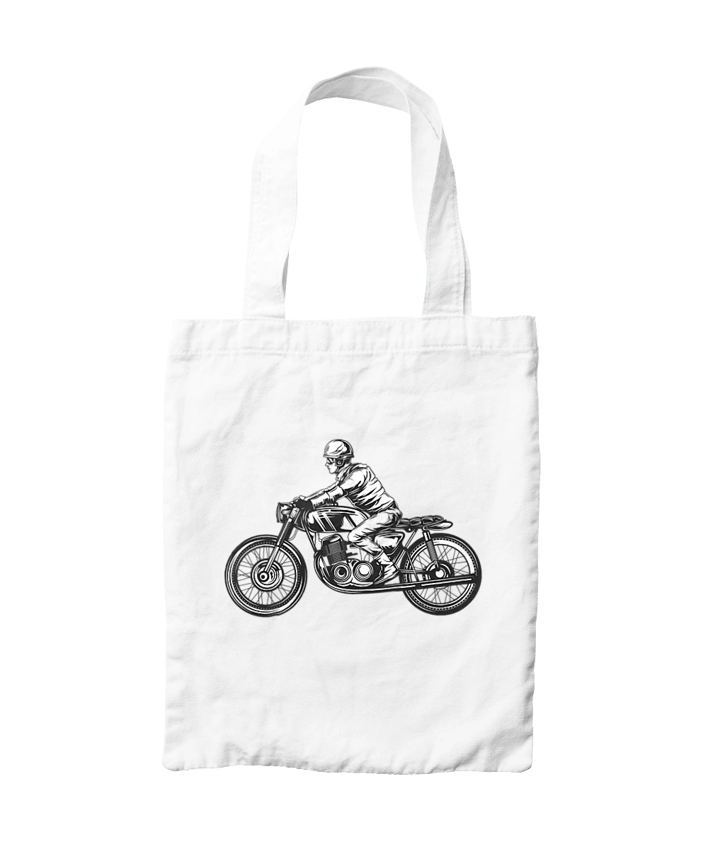 Байкер на мотоциклі