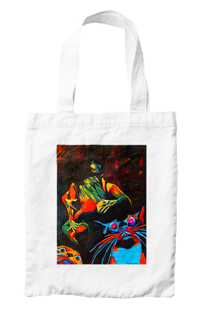 Сумка з принтом "Секс коти". Картина, коти, секс. 2070702