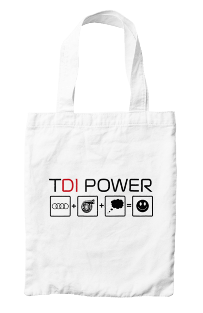 Bag with prints TDI Power Audi. Audi, cars. 2070702