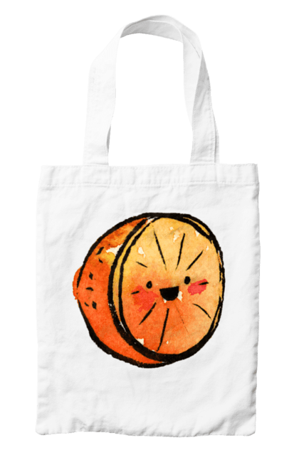 Сумка з принтом "Милий апельсин". Апельсин, літо, любий, смайлик. 2070702