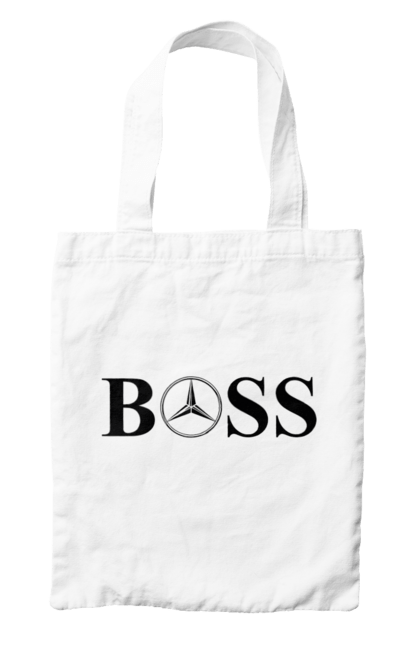 Сумка з принтом "бос Мерседес". Бос, машини, мерседес. 2070702