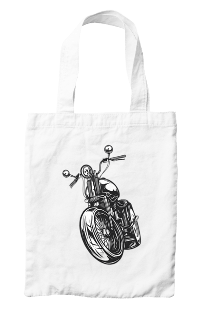 Сумка з принтом "мотоцикл". Байк, вінтаж, мото, ретро. 2070702